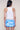 Micro Mini Stretch Skirt in Blue Camo