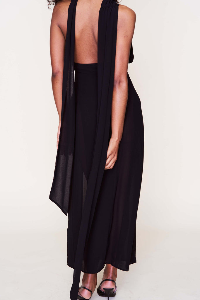 Koemi Sheer Panel Dress