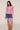 Micro Mini Denim Skirt in Medium Wash