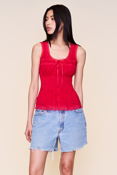 Lille Pintuck Top – Guizio