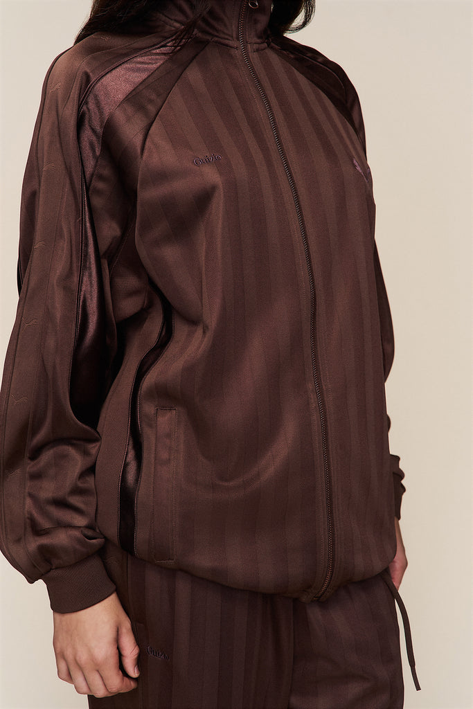 PUMA x GUIZIO T7 Track Jacket in Brown