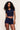 Calesia Zip Up Top in Navy