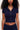Calesia Zip Up Top in Navy