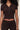 CALESIA ZIP UP TOP IN ESPRESSO