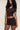 CALESIA ZIP UP TOP IN ESPRESSO