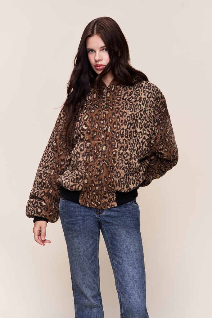 Charli Hooded Quilted Lined Jacket