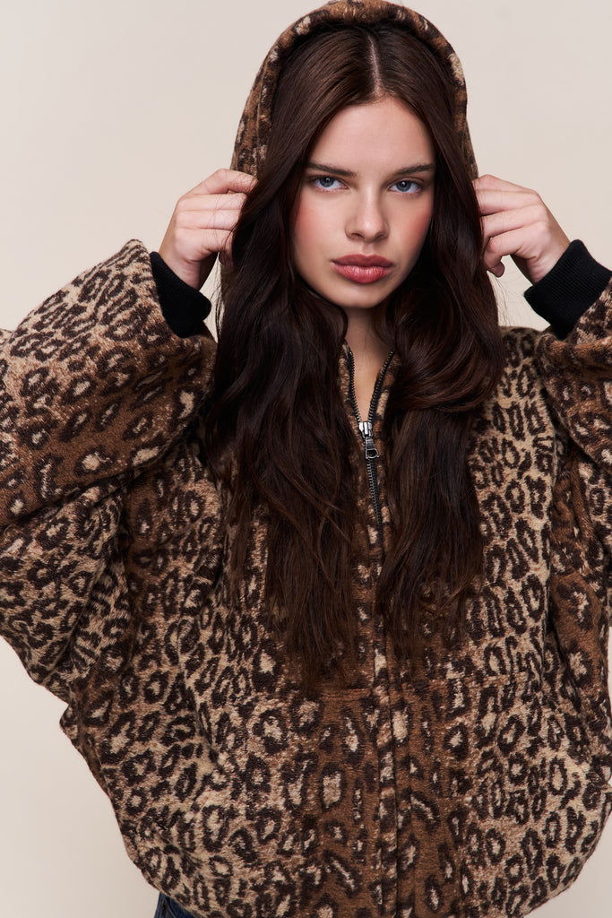 Charli Hooded Quilted Lined Jacket