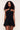 Chiffon Wrap Dress in Black