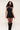 Chiffon Wrap Dress in Black
