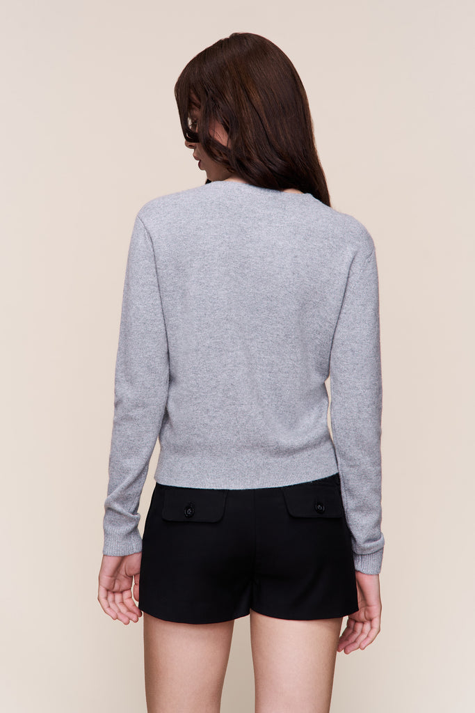 Penelope Patch Pocket Short in Black