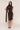 Hooded Knit Dress in Olive