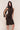Hooded Knit Dress in Olive