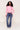 Malia Low Rise belted Flare Denim