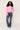 Malia Low Rise belted Flare Denim