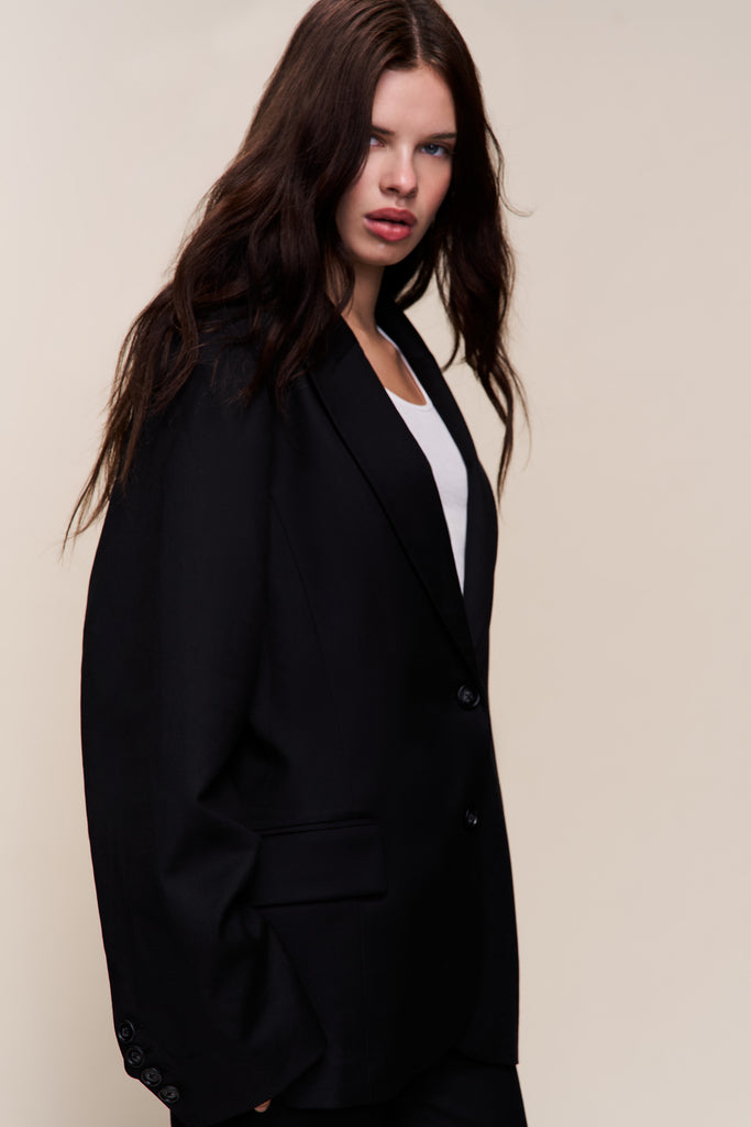 The Perfect Oversized Blazer in Black