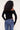 Soler Fold Over Knit Top in Black