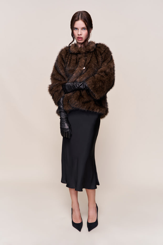 Lucienne Faux Fur Topper
