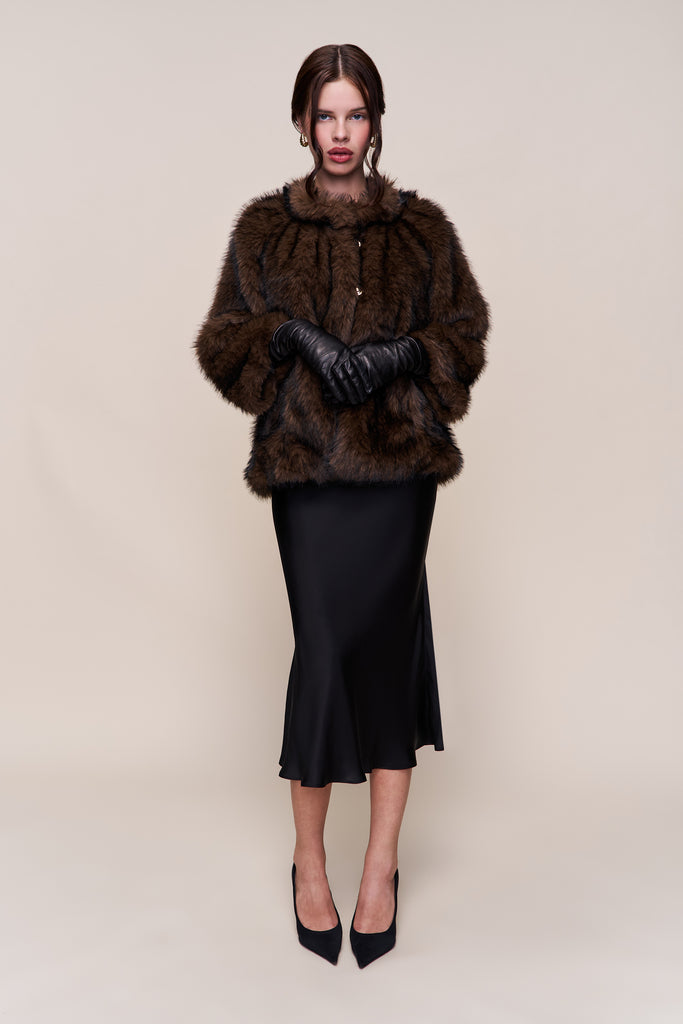 Lucienne Faux Fur Topper