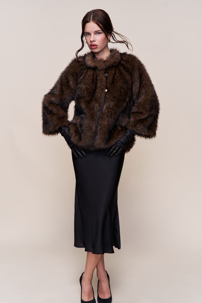 Lucienne Faux Fur Topper