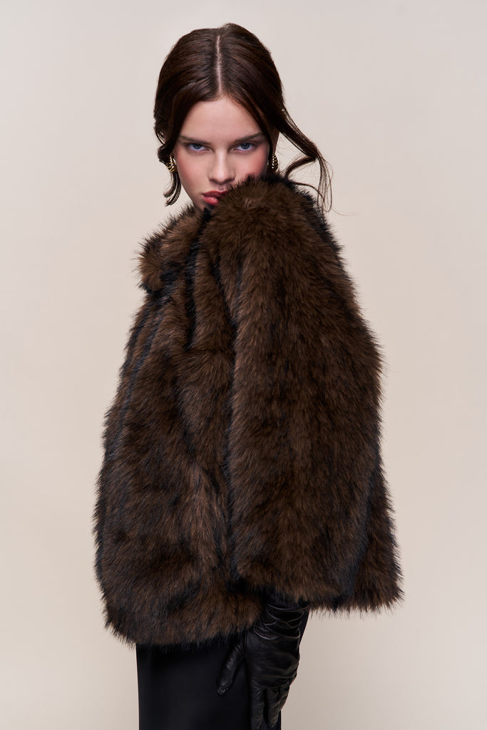 Lucienne Faux Fur Topper