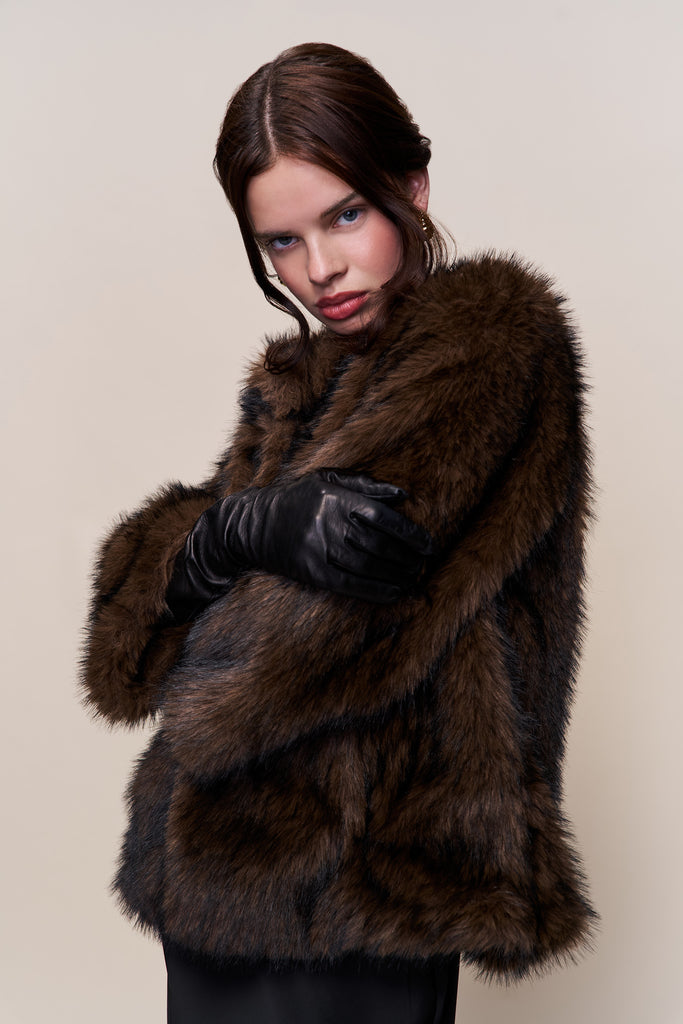 Lucienne Faux Fur Topper