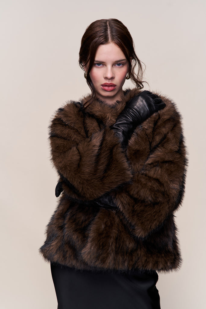 Lucienne Faux Fur Topper