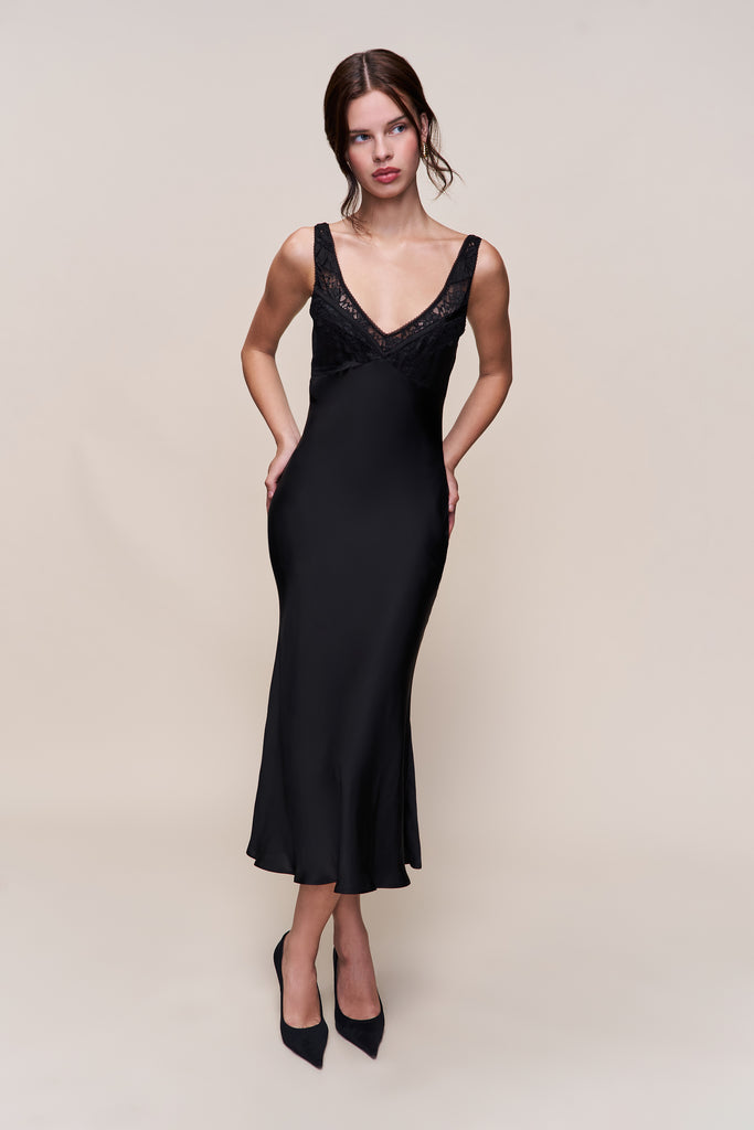 Scaosi Lace Detail Slip Dress