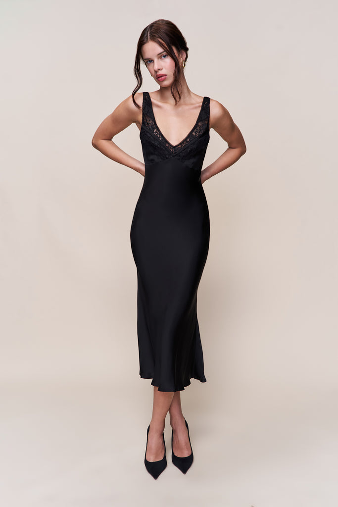 Scaosi Lace Detail Slip Dress