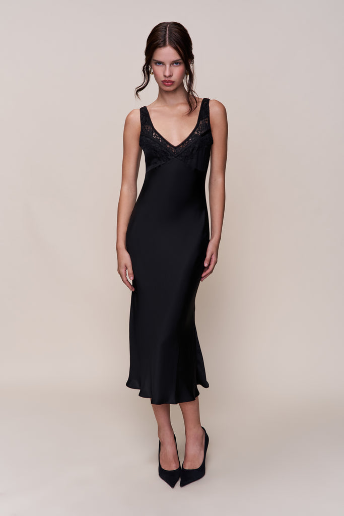 Scaosi Lace Detail Slip Dress