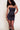Satin Corset Dress in Black