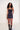 Satin Corset Dress in Black