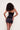 Satin Corset Dress in Black