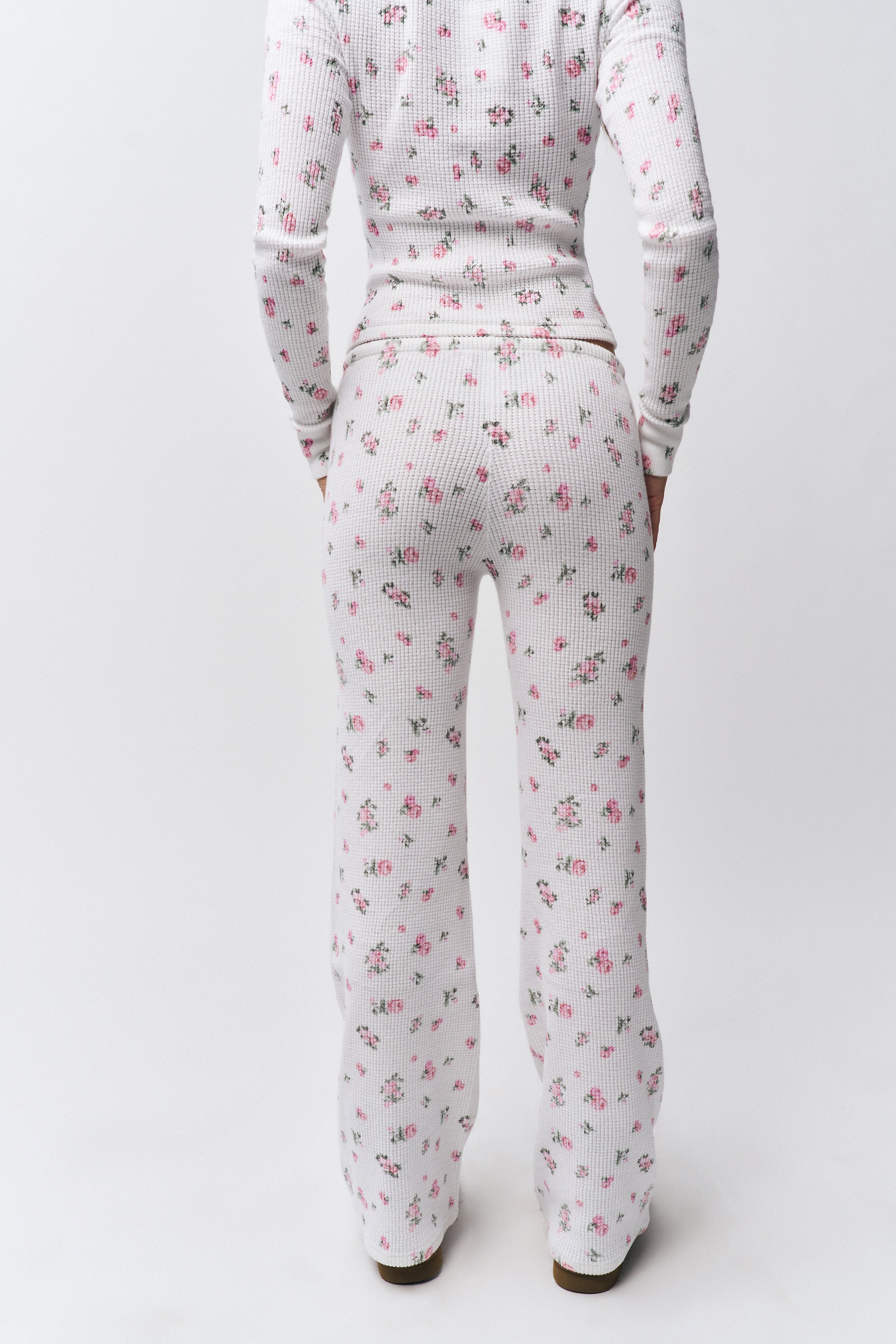 Relaxed Thermal Pant in White