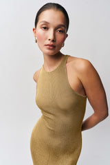 Odette Dress in Gold