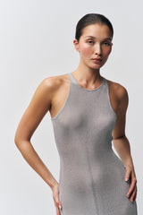 Odette Dress in Silver