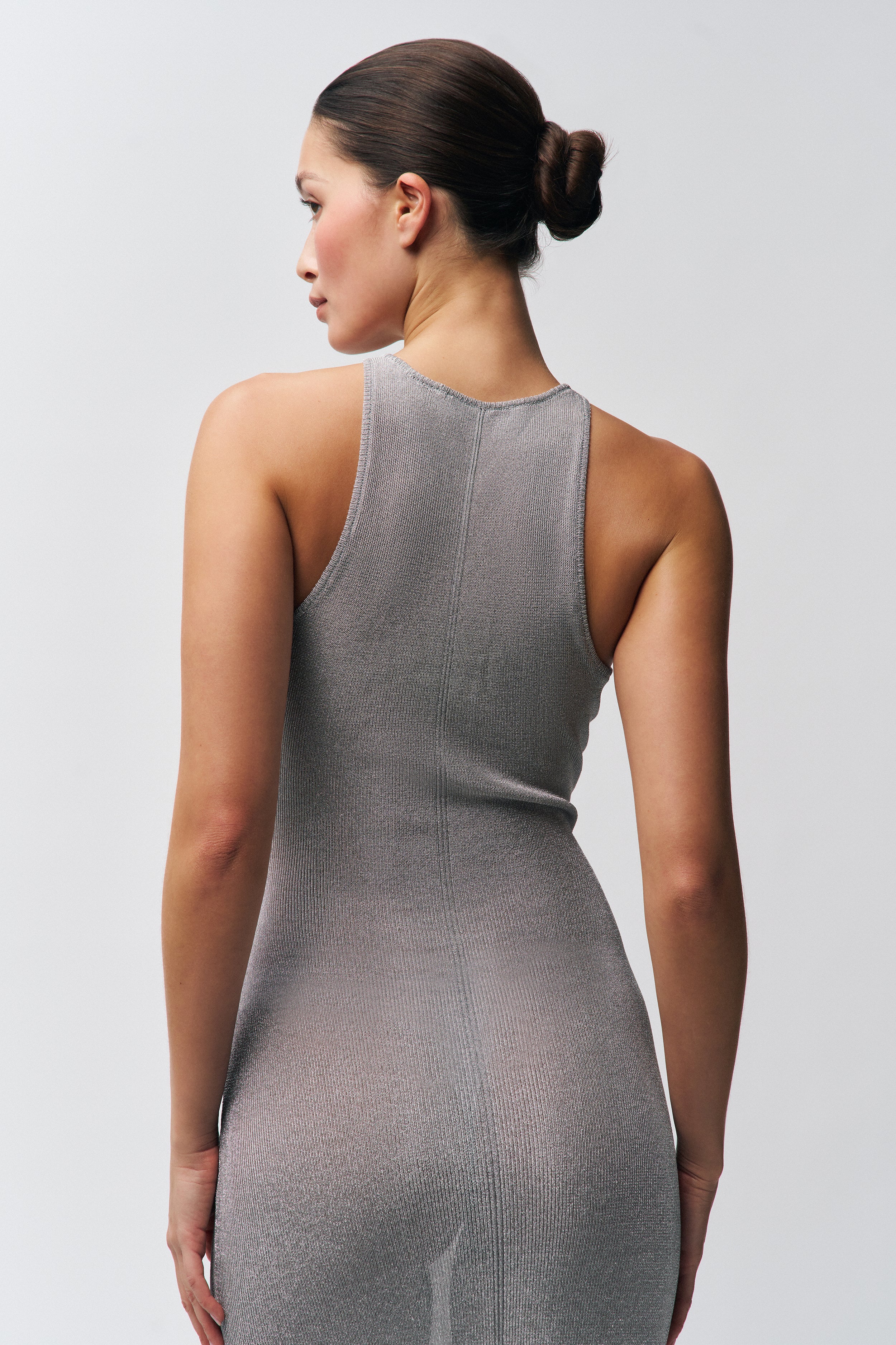 Odette Dress in Silver