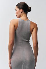 Odette Dress in Silver