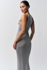 Odette Dress in Silver