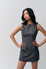 Rowan Dress in Heather Grey