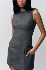 Rowan Dress in Heather Grey