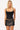 Micro Mini Leather Skirt in Black