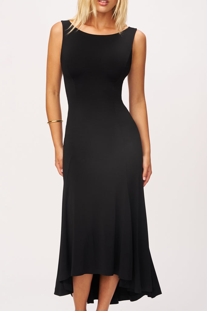 Daye Midi Dress in Black 