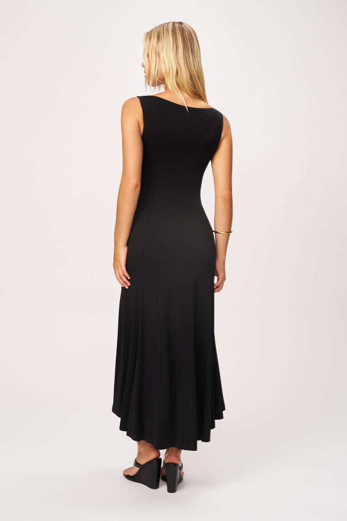 Daye Midi Dress in Black 