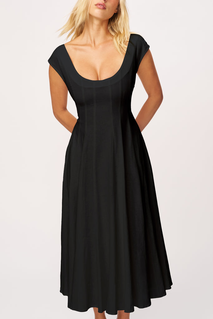 Leila Dress in Black