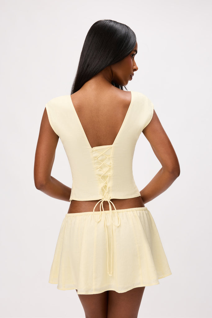 Leila Top in Honey Butter