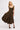 Leila Dress in Olive Tartan