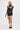 Lucia Skirt in Black Micro Dot