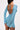 Estelle Backless Mini Dress in Metallic Sea Blue