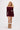 Noelle Dress in Autumn Stripe
