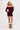 Noelle Dress in Autumn Stripe